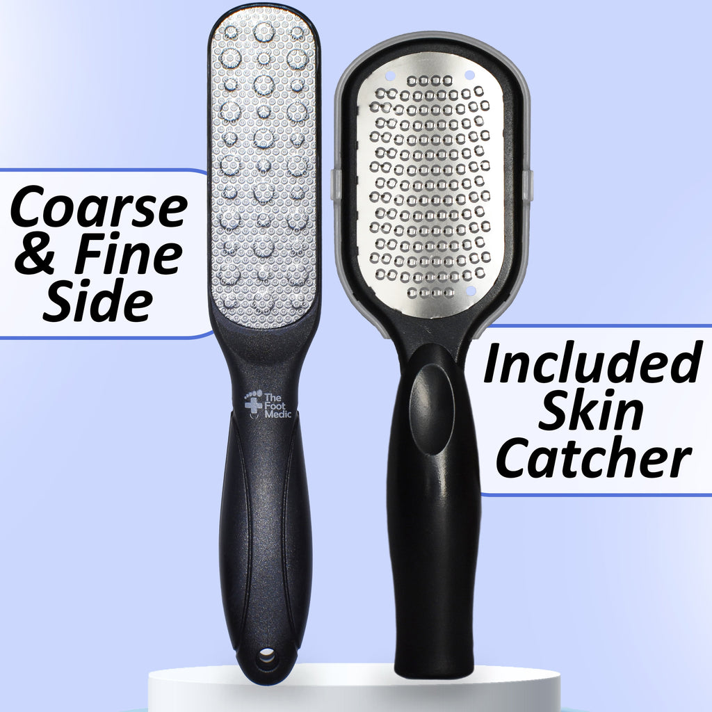 2-Pack Double-Sided Foot Files – Callus Remover & Dead Skin Scraper for Pedicure Foot Care