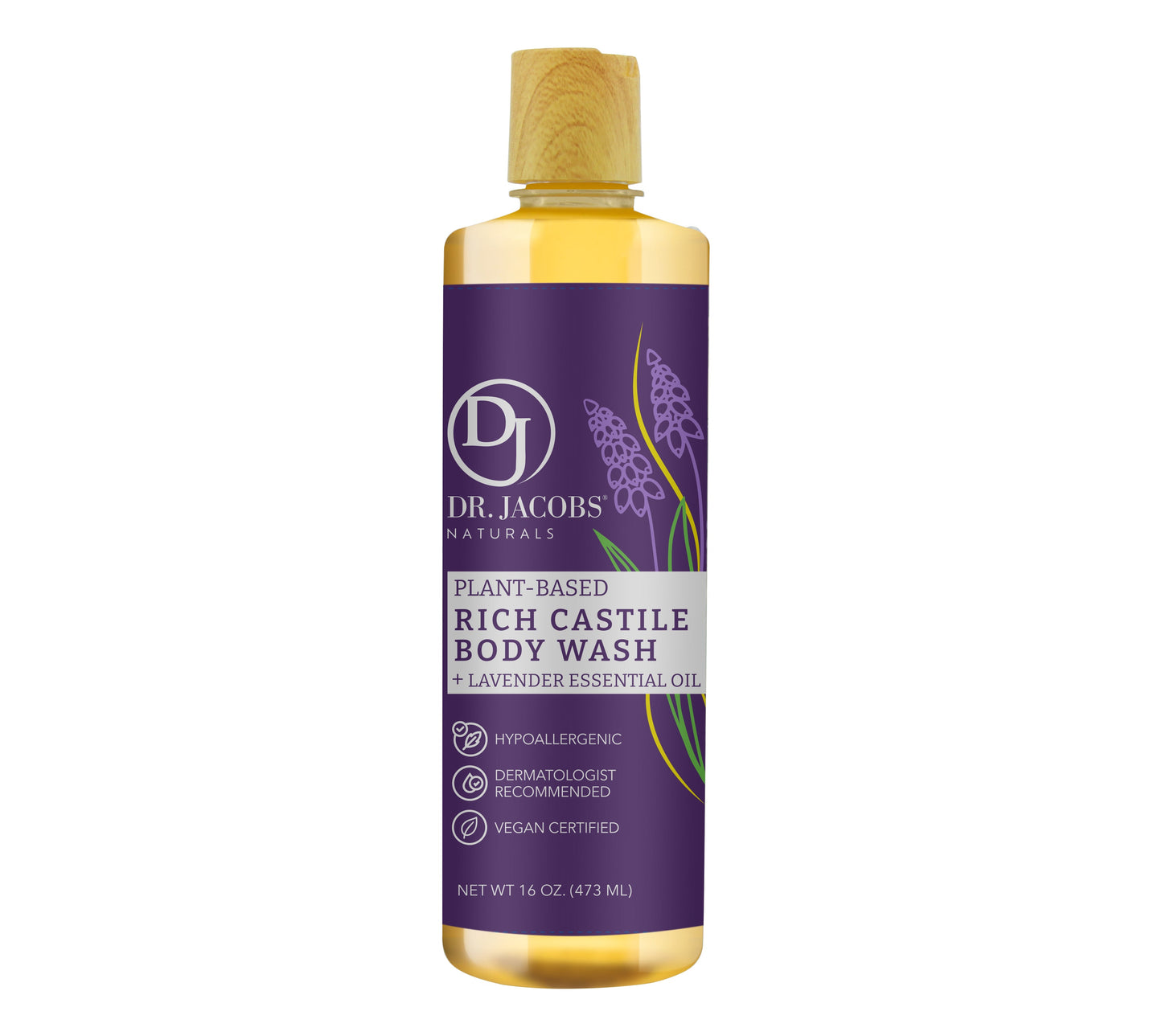 DJ Lavender Castile Body Wash (All American)