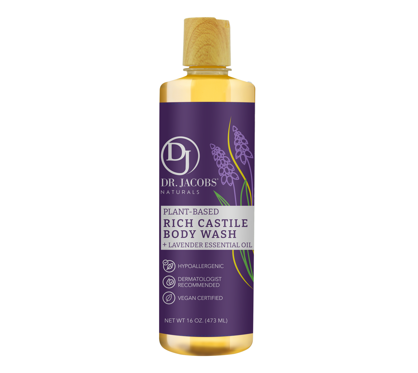 DJ Lavender Castile Body Wash (All American)