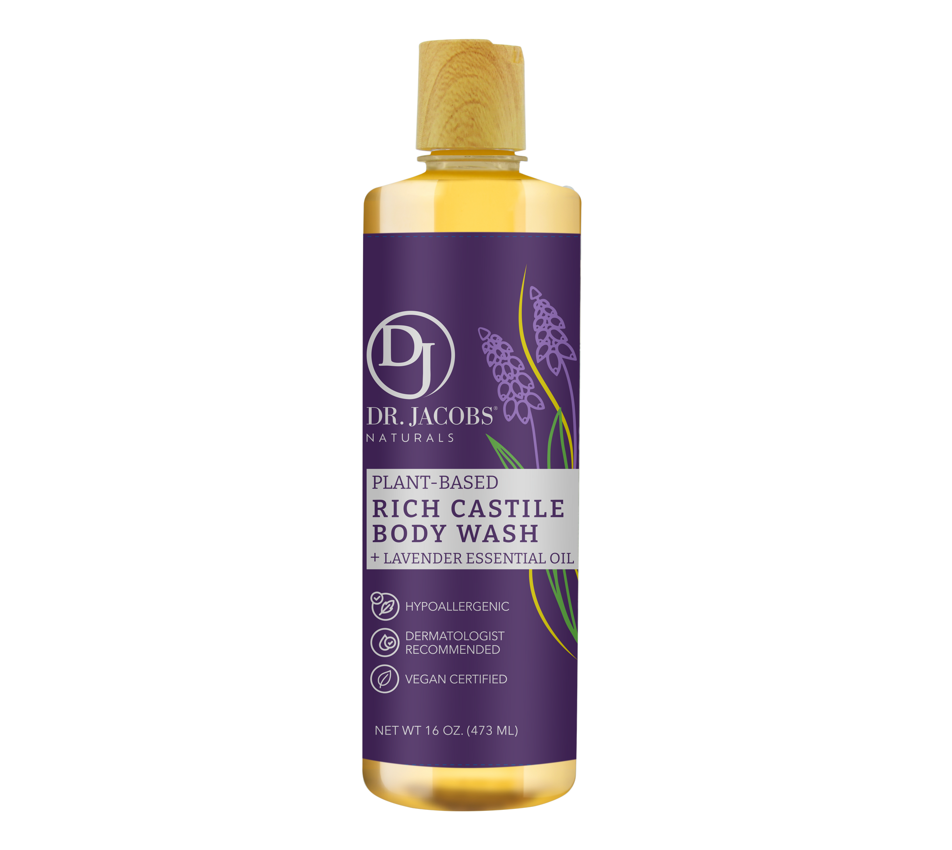 DJ Lavender Castile Body Wash (All American)