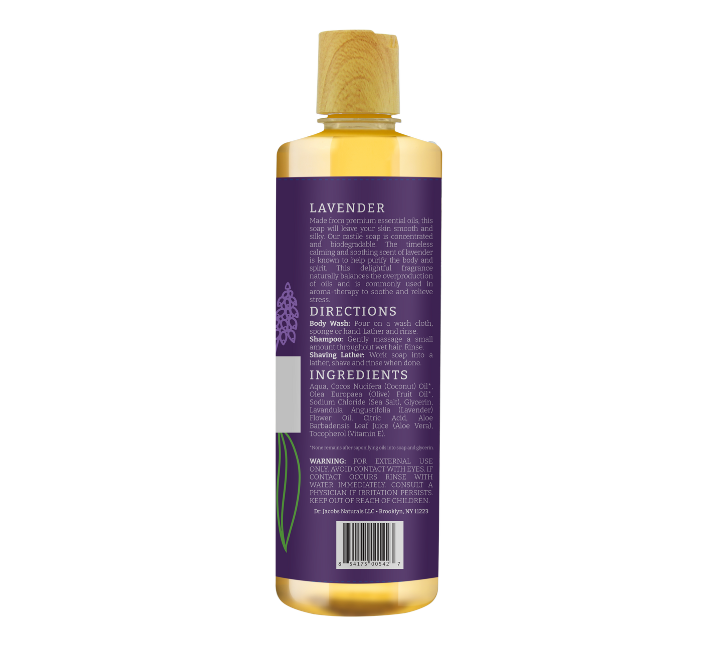 DJ Lavender Castile Body Wash (All American)