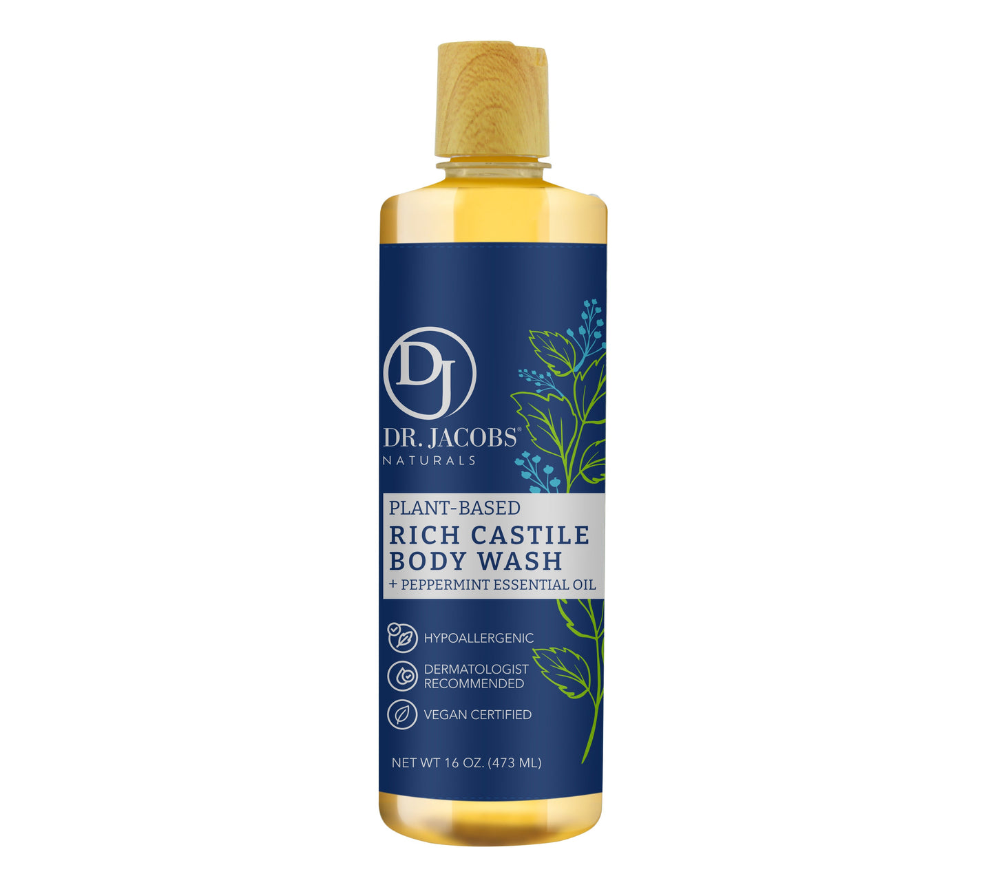 DJ Peppermint Castile Body Wash (All American)