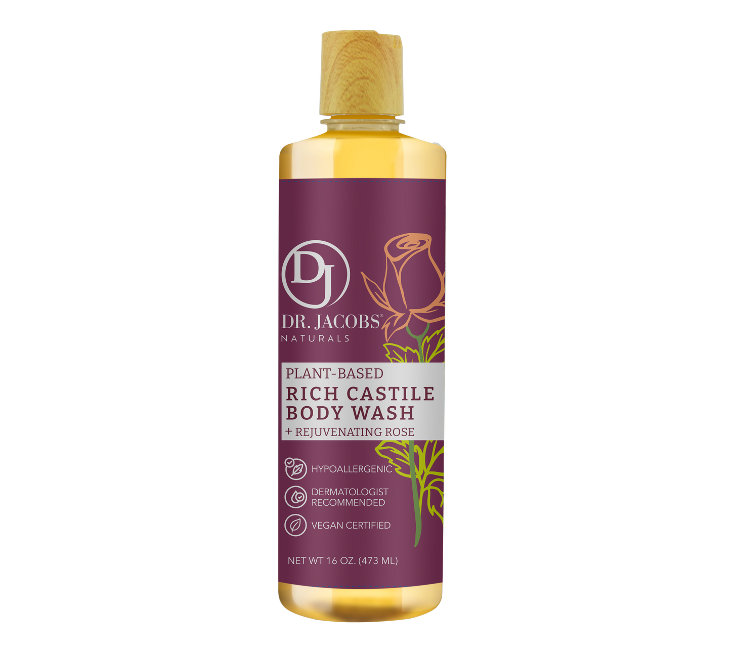 DJ Rose Castile Body Wash (All American)