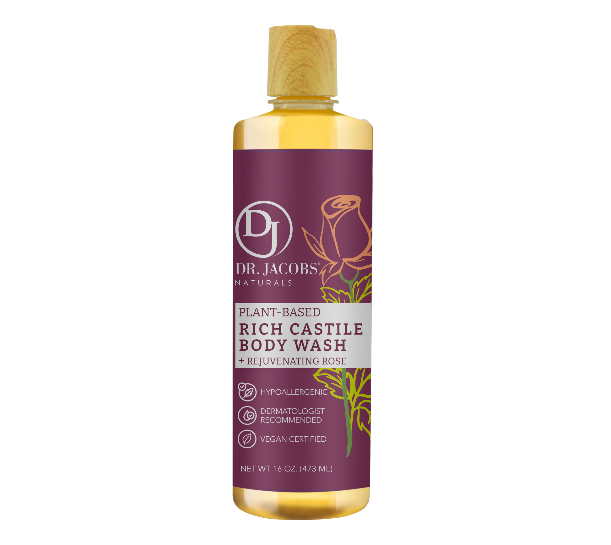 DJ Rose Castile Body Wash (All American)