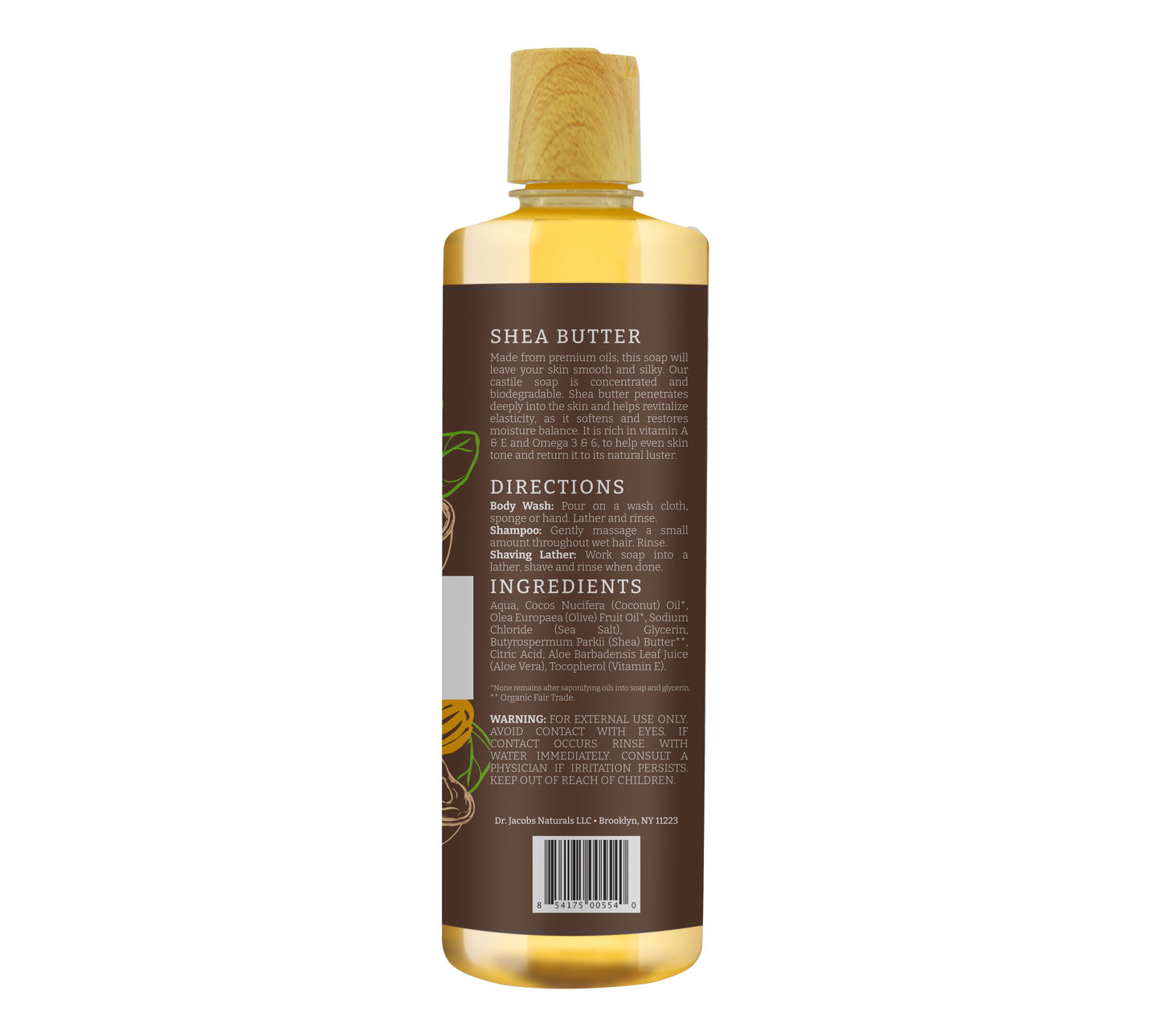 DJ Shea Butter Castile Body Wash (All American)