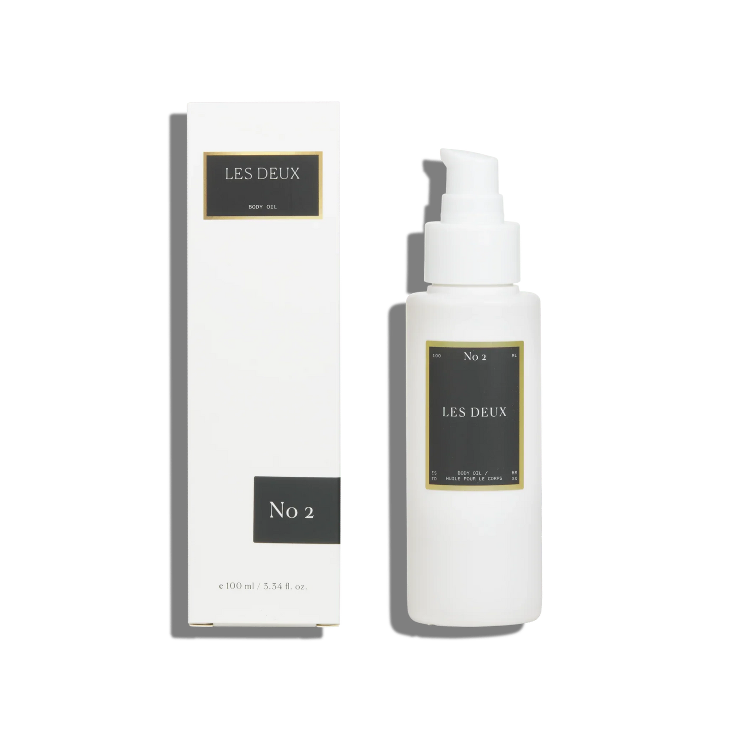 Les Deux No. 2 Peau d'Or Body Oil – Nourishing Oil for Silky Soft Skin