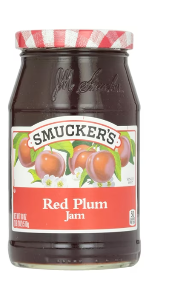 Pack of 2 - Smuckers Red Plum Jam, 18 Oz Packaging May Vary