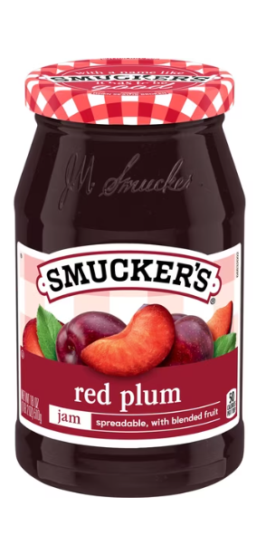 Smucker’s Red Plum Jam Jam, 18 oz Jar
